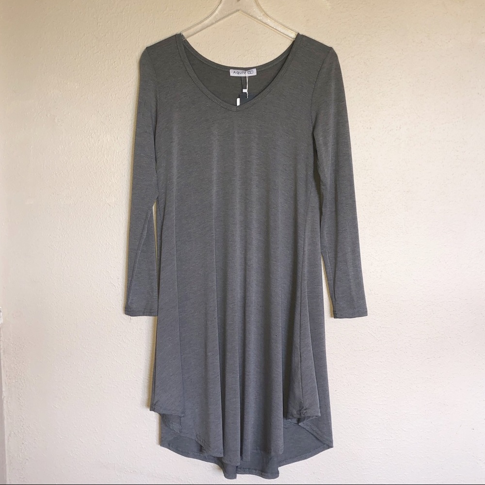 Aquiv | Gray Dress | L
